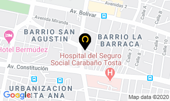 Mapa de Gimnasio Universo C.a en Maracay