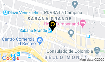 Mapa de Global Salud en Caracas