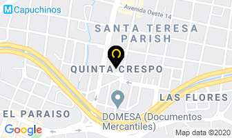 Mapa de Granos Merida C.a en Caracas