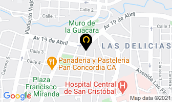 Mapa de Hidromaticos D'cars Ca en San Cristóbal