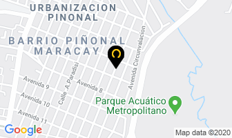 Mapa de Hierro Forjado Rosa en Maracay