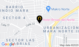 Mapa de Hotel Brisas Del Norte en Maracaibo