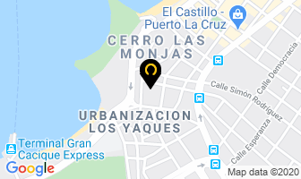 Mapa de Hotel Caribe Mar en Puerto La Cruz