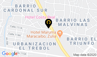 Mapa de Hotel Costa Real en Maracaibo