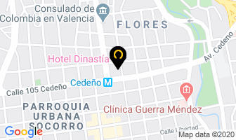 Mapa de Hotel Dinastia en Valencia