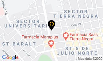 Mapa de Hotel Gran Delicias en Maracaibo