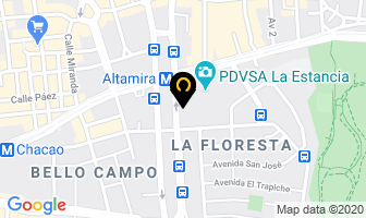Mapa de Hotel La Floresta en Chacao