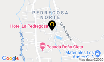 Mapa de Hotel La Pedregosa en Mérida