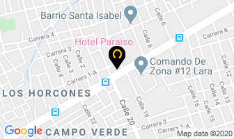 Mapa de Hotel Paraiso en Barquisimeto