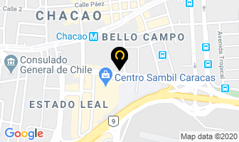 Mapa de Hotel Shelter Suites en Chacao