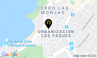 Mapa de Hoteles California en Puerto La Cruz