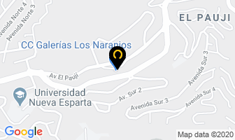 Mapa de Hunter Douglas. Los Naranjos. en Caracas