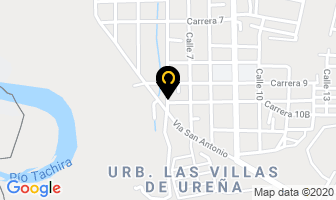 Mapa de Importadora Trasmicajas en Ureña