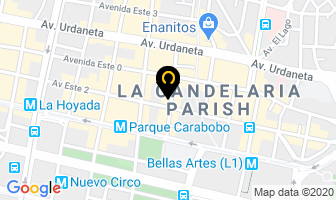 Mapa de Instituto Hispano De Informatica en Caracas