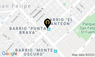 Mapa de Intensas Shop en San Felipe