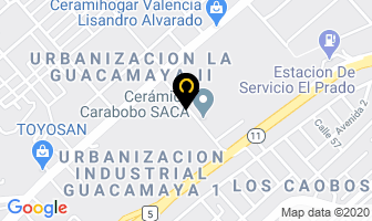 Mapa de Interamericana De Cables Venezuela S.a. en Valencia