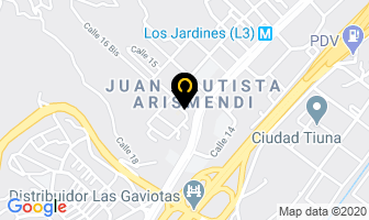 Mapa de Inversiones Antonio Mendoza en Caracas