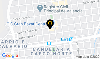 Mapa de Inversiones Osterval C.a. en Valencia