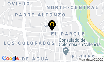 Mapa de Kitchen Factory en Valencia