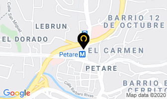 Mapa de L´ Arte Della Pizza en Caracas