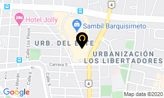 Mapa de La Dulceria en Barquisimeto