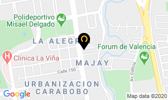 Mapa de La Mansión De La Arepa Norte en Valencia