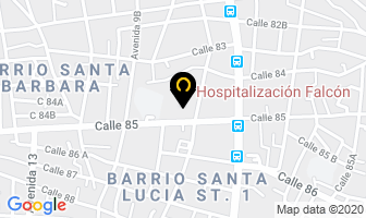 Mapa de Laboratorio Biozulia en Maracaibo