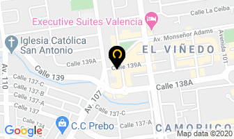 Mapa de Laboratorio Clinico Biosirit C.a en Valencia