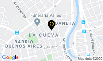 Mapa de Laboratorio Dental Unidos en Barcelona