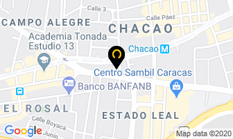 Mapa de Land Road Servicios, C.a. en Caracas