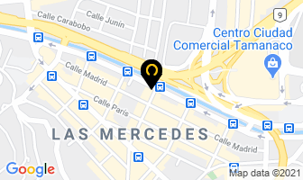 Mapa de Le Coq D'or en Caracas