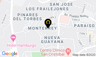 Mapa de Lenceria Clinica en San Cristóbal