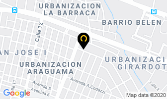 Mapa de Lencerias Austriaca en Maracay