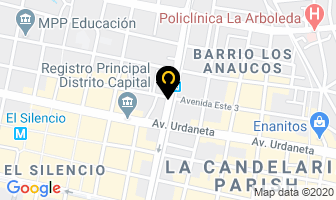 Mapa de Lic. Pável E. Caro H. en Caracas