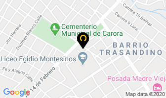 Mapa de Licorería Hielo El Toro en Carora