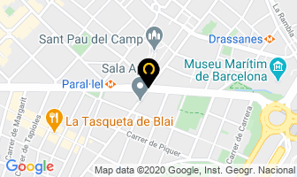 Mapa de Lorena Monsalve en Barcelona