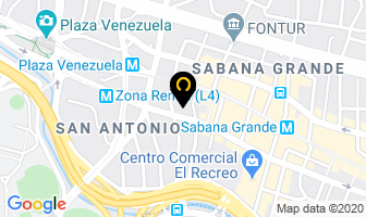 Mapa de Lubriven en Caracas