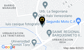 Mapa de Luis Casique Fotografo Profesional en Barquisimeto