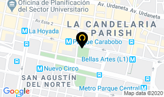 Mapa de Luis Plater Interprete Publico en Caracas
