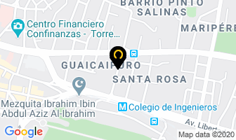 Mapa de Maderas Isidro S.a en Caracas