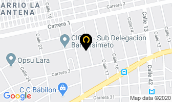 Mapa de Manpeg C.a. en Barquisimeto