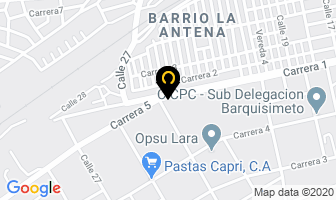 Mapa de Master Circuito C.a en Barquisimeto