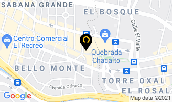 Mapa de Mg Libros en Caracas