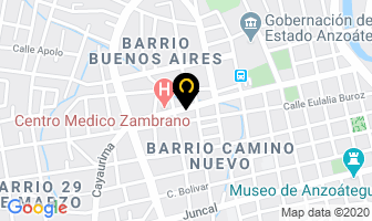 Mapa de Micro Cn en Aragua de Barcelona