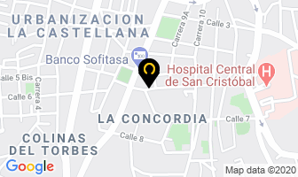 Mapa de Multiservicios Refrincar en San Cristóbal