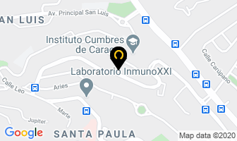 Mapa de Natural Press en Caracas