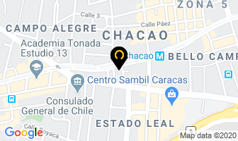 Mapa de Odontologa en Caracas