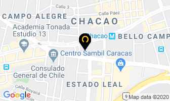 Mapa de Odontosalud J.j, C.a. en Chacao