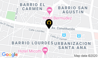 Mapa de Optica Bermudez en Maracay