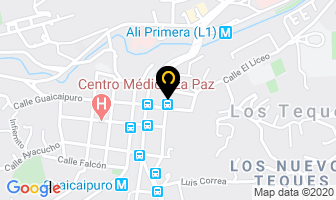 Mapa de Optica City L Teques C.a. en Los Teques